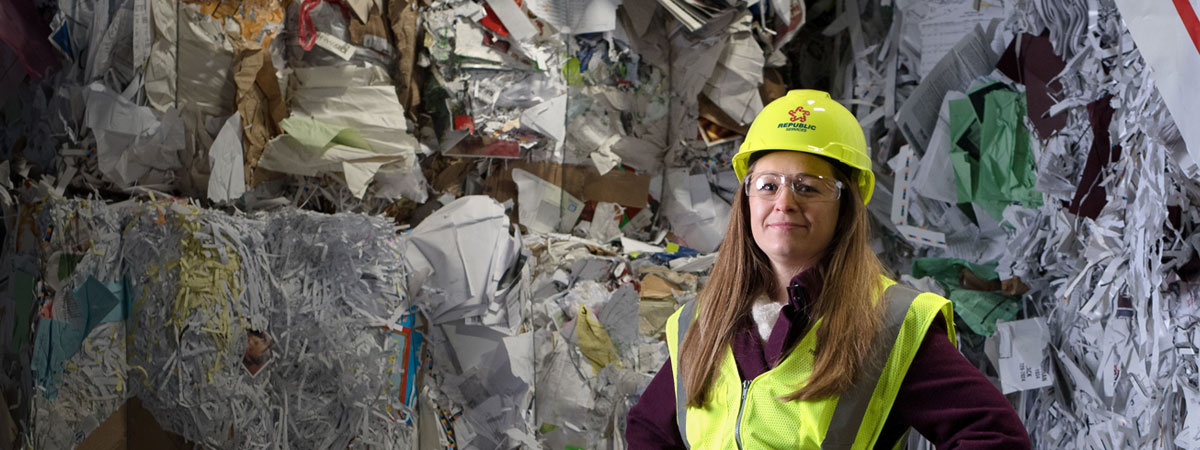 Image of Beth MacKenzie, a Recycling Coordinator at The University of Iowa